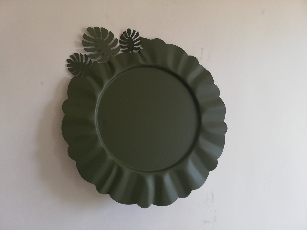 Lot de 2 sous-assiettes Monstera – Décor feuilles tropicales