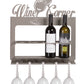 Porte-bouteilles mural Wine Corner en métal – 4 bouteilles