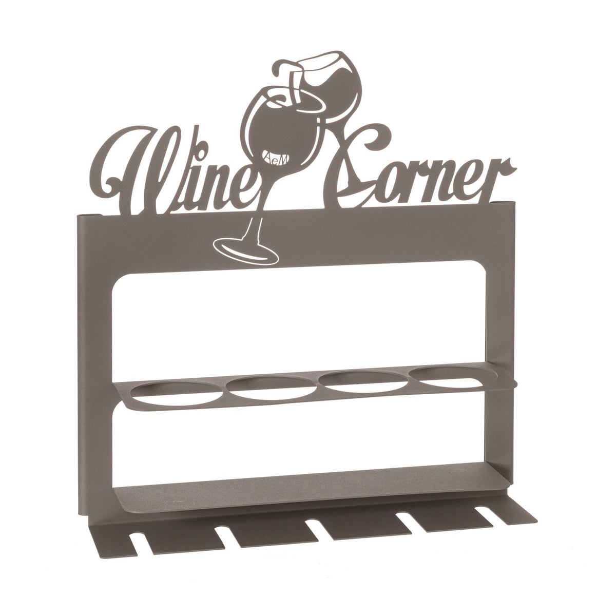 Porte-bouteilles mural Wine Corner en métal – 4 bouteilles
