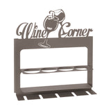 Porte-bouteilles mural Wine Corner en métal – 4 bouteilles