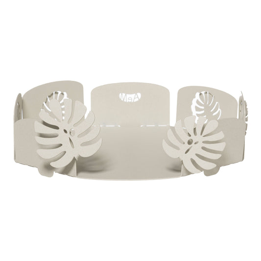 Porte-assiettes Monstera – Décor feuilles tropicales en métal