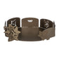 Porte-assiettes Edera – Décor feuilles de lierre en métal
