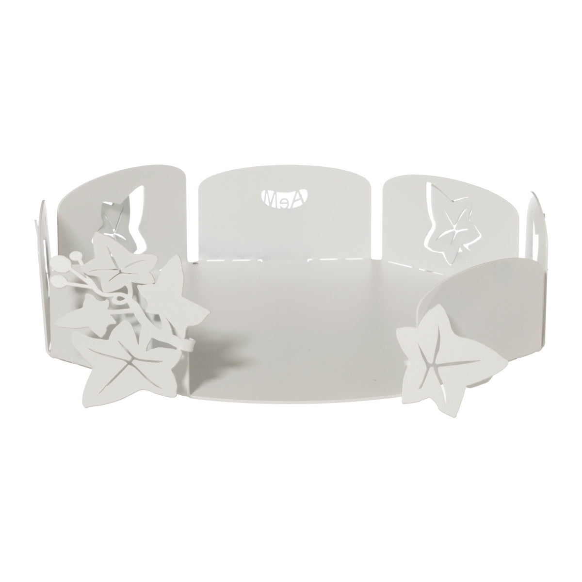 Porte-assiettes Edera – Décor feuilles de lierre en métal