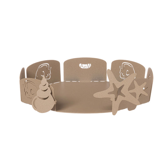 Porte-assiettes Nettuno – Décor marin en métal