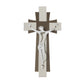 Grand crucifix mural en métal – Design contemporain