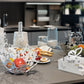 Porte-verres Farfalloso – Papillons en métal doré