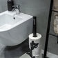 Silvestro floor toilet paper holder