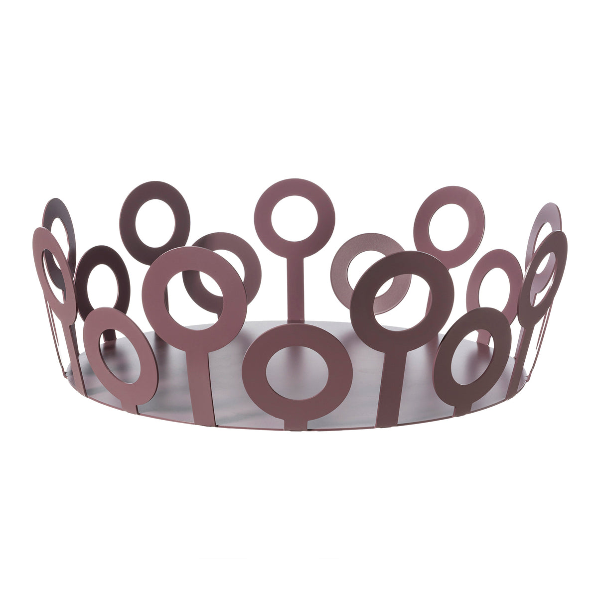 Grande coupe décorative Bollicine en métal – Design géométrique