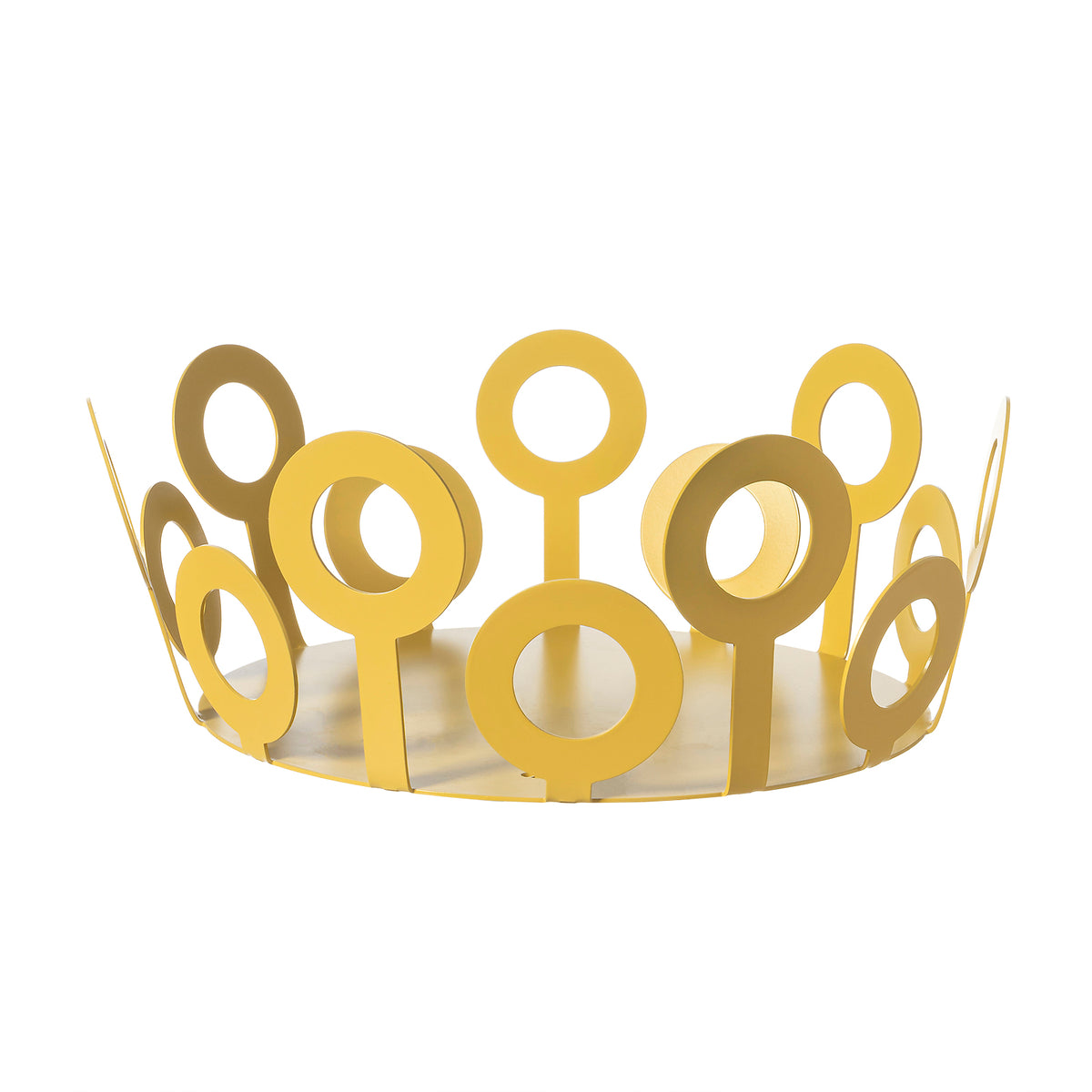 Petite coupe décorative Bollicine en métal – Design géométrique