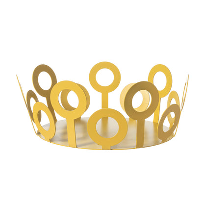 Petite coupe décorative Bollicine en métal – Design géométrique