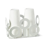 Porte-verres Bollicine en métal – Design à cercles