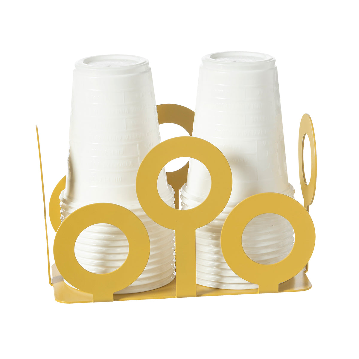 Porte-verres Bollicine en métal – Design à cercles