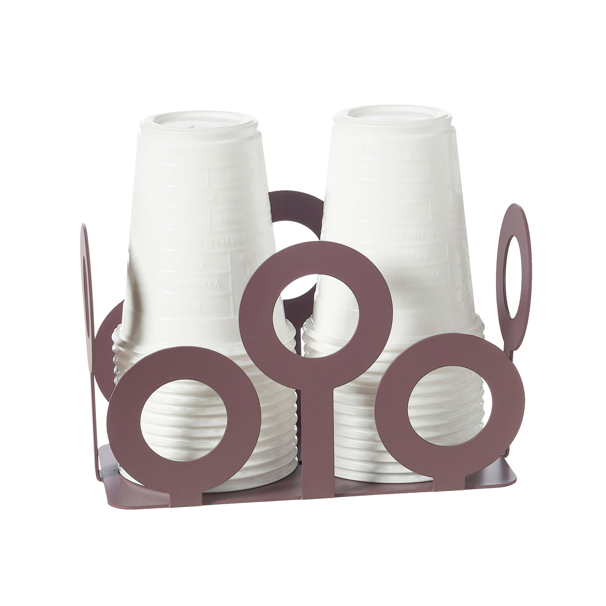 Porte-verres Bollicine en métal – Design à cercles