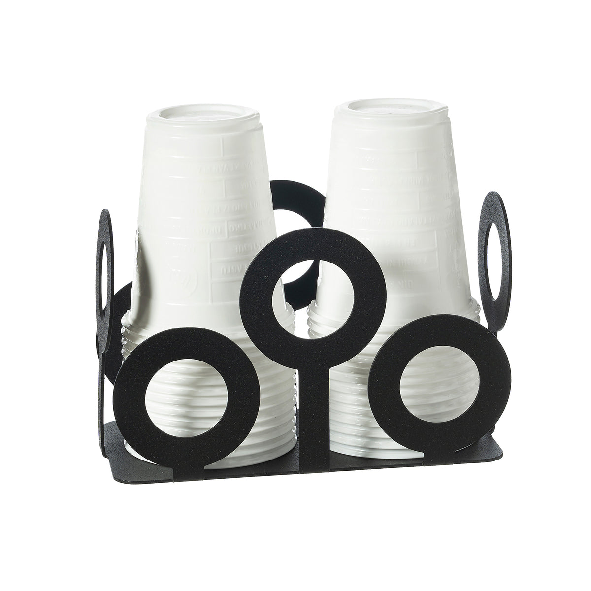 Porte-verres Bollicine en métal – Design à cercles