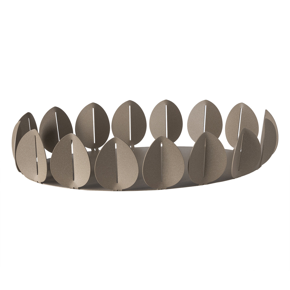 Vassoio con motivi floreali Ficus di colore beige