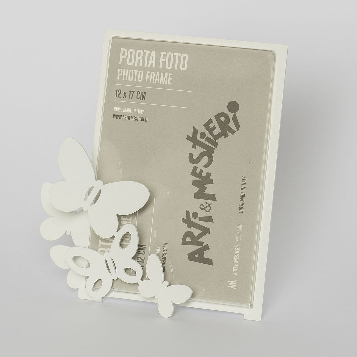Bomboniera moderna portafoto Farfalle