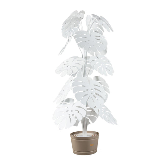 Grand lampadaire design Monstera à 15 feuilles tropicales