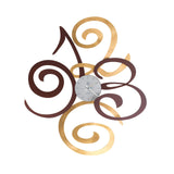 Orologio da parete Filomena bronzo/oro trasparente