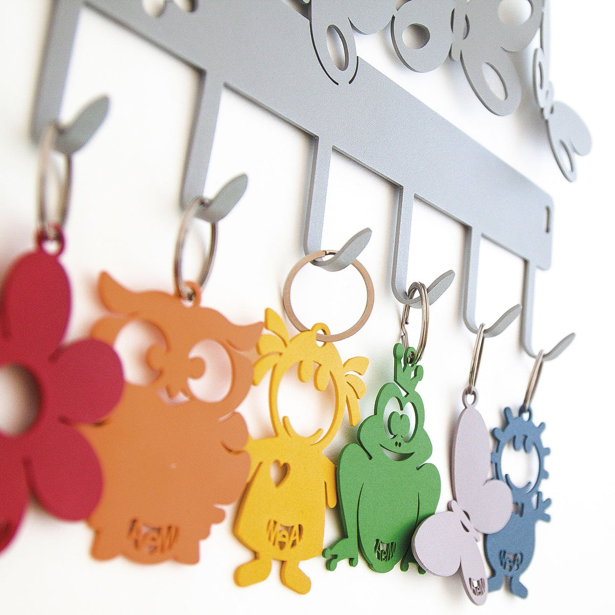 Porte-clés hibou Gufino en métal – Accessoire original