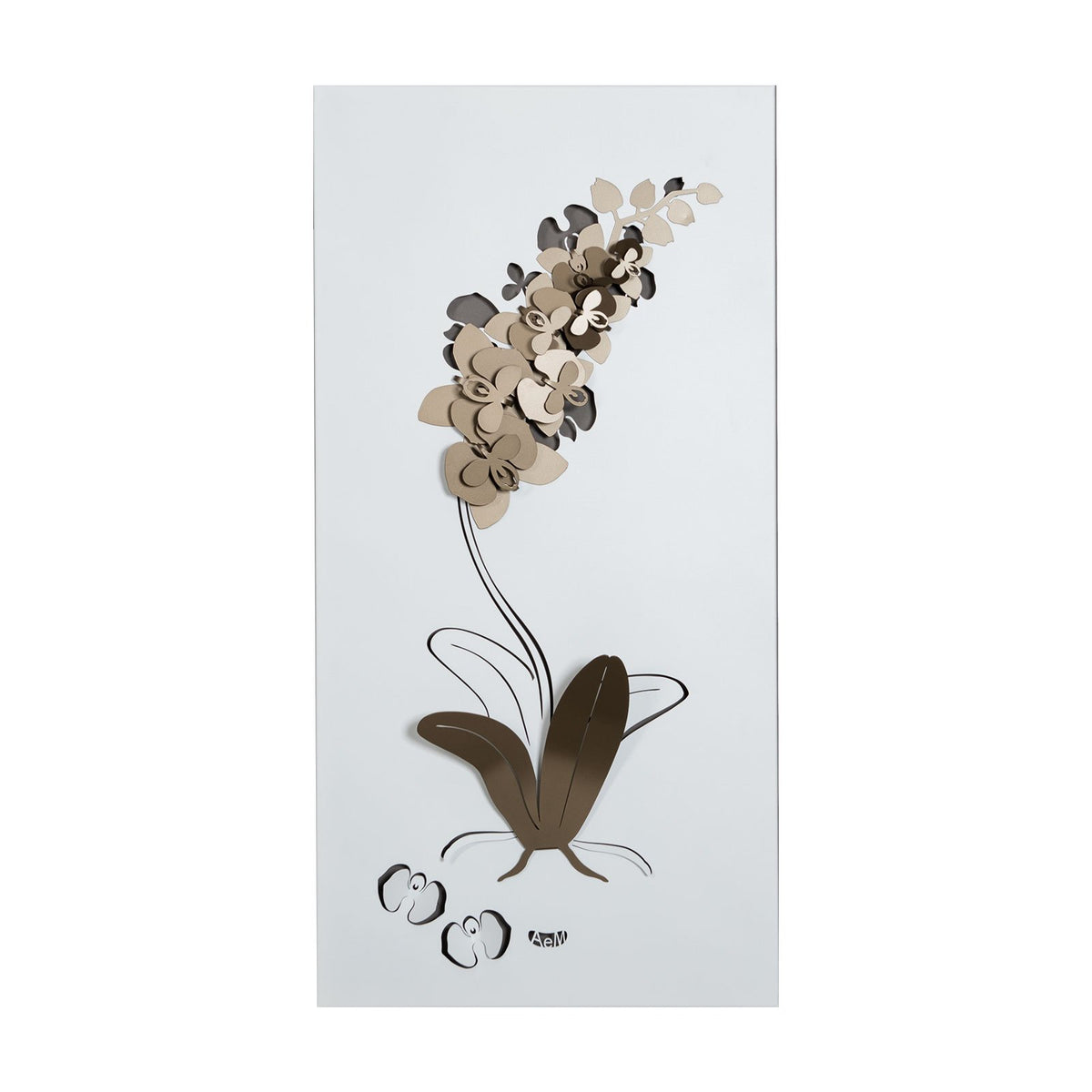 Modern Orchid Decorative Panel