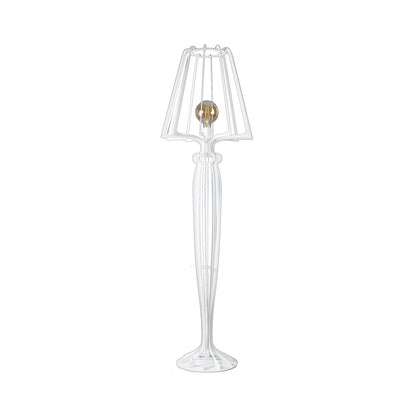 Lampada da terra Minerva bianca