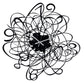 Grande horloge murale Big Doodle
