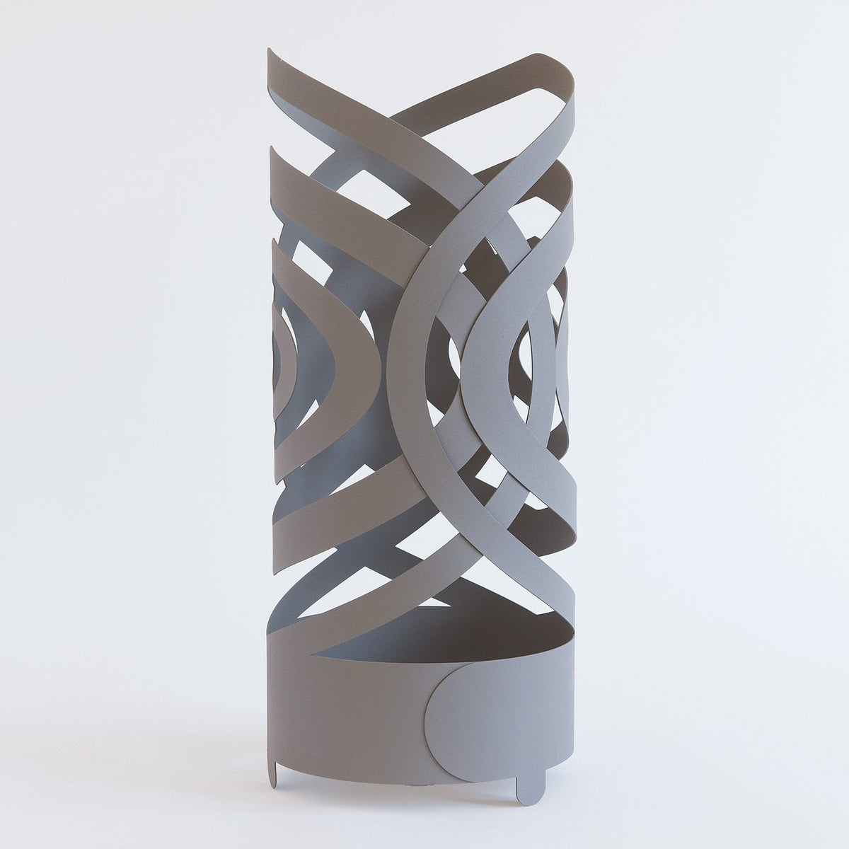 Porte-parapluies design Optical – Lignes entrelacées
