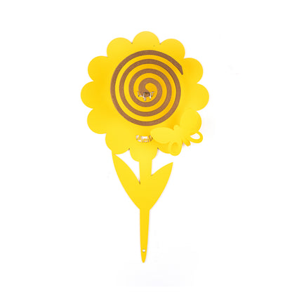 Confezione di 4  Porta zampironi da vaso Girasole