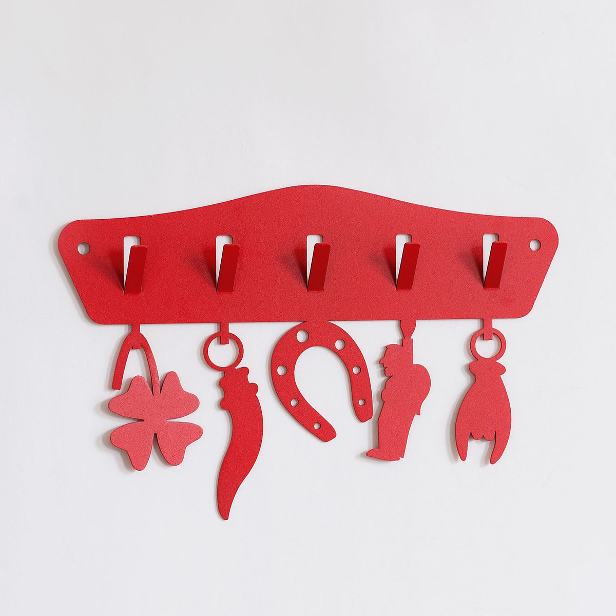 Porte-clés mural Tocca Ferro – Porte-bonheur en métal