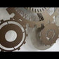 Wall clock detail Fuso Meccano