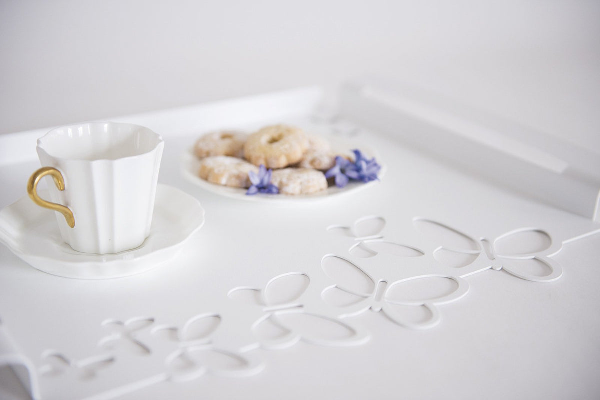 Vassoio moderno Butterfly grande